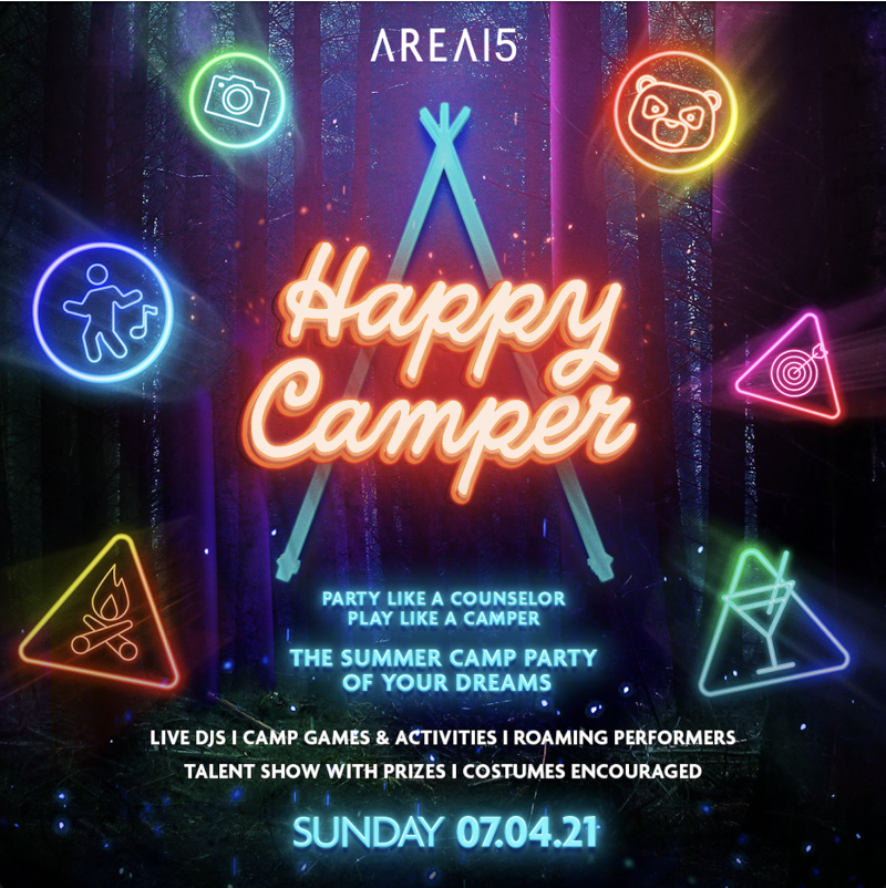 Area15's Happy Camper 4th of July party - July 4, 2021 - Area 15, Las Vegas
