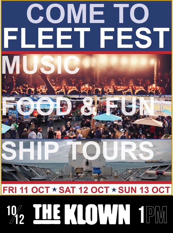 The Klown - DJ set at Fleet Week SF's Fleet Fest - October 12, 2019, 1pm - Pier 32, San Francisco