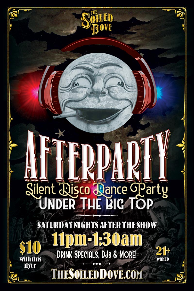 The Klown DJs at The Soiled Dove Silent Disco Afterparty - Saturday, October 12, 2019 - Tortona Big Top in Oakland, California