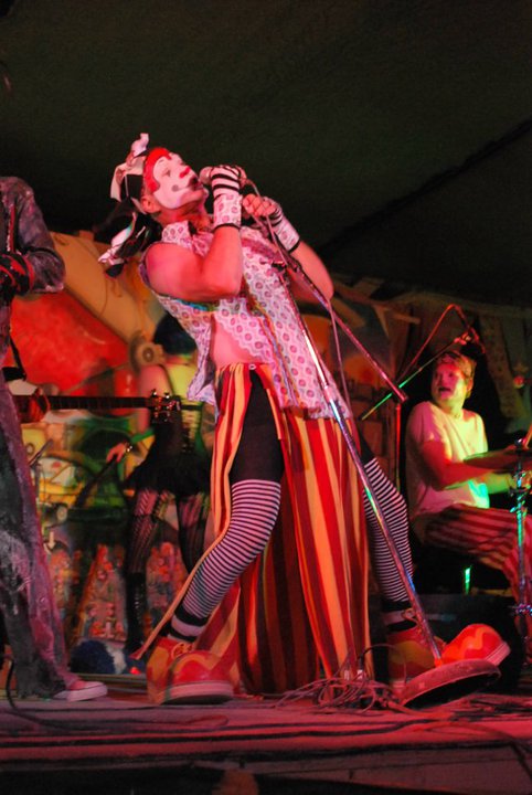 The Klown with Gooferman at Burning Man