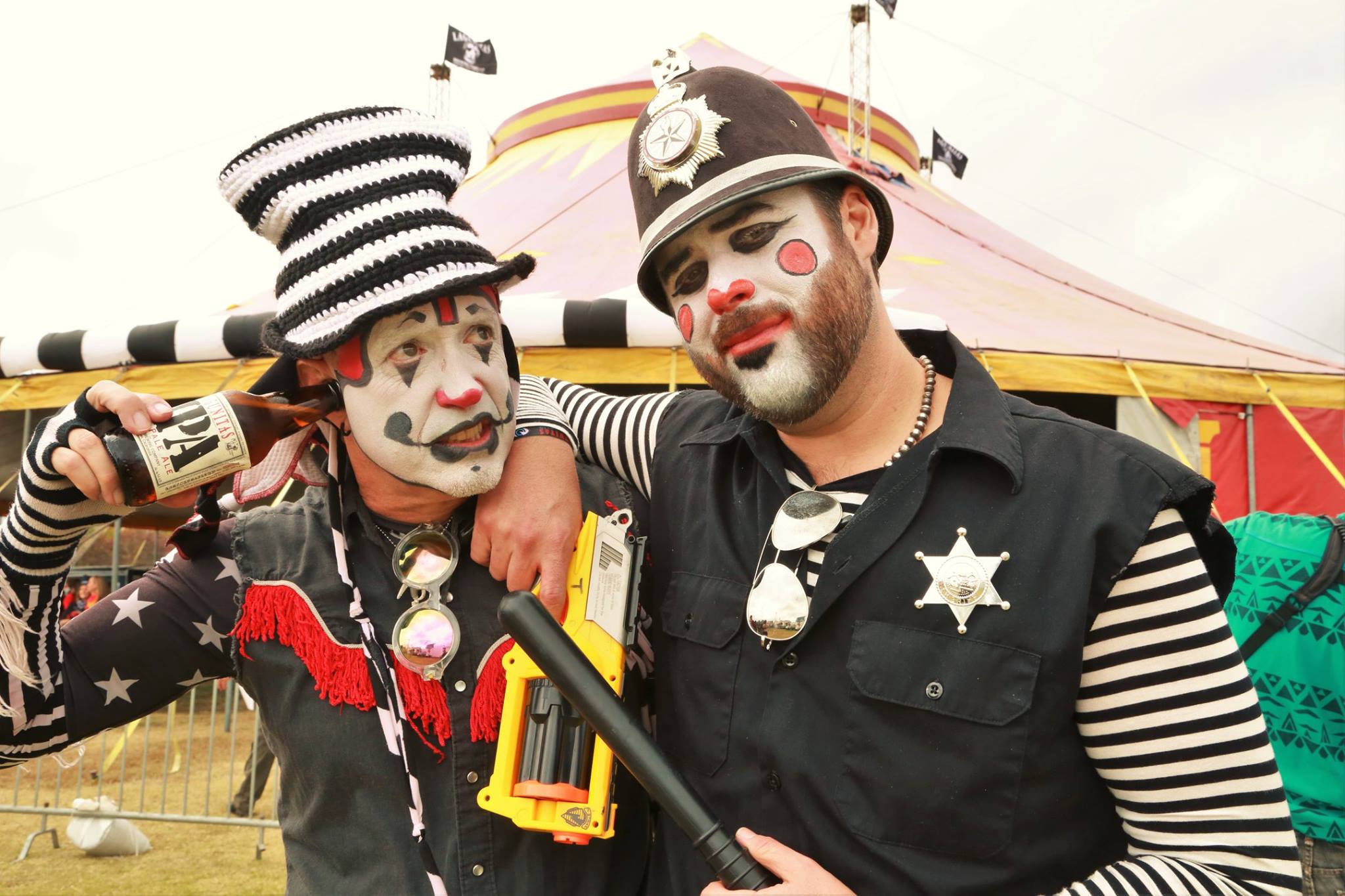 The Klown at Lagunitas Beer Circus with Charley Copper of The Kops