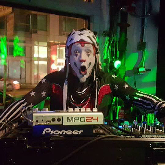 The Klown DJing at Codename in San Francisco
